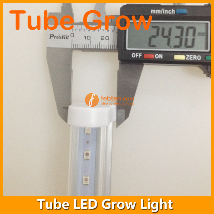LED Tube Grow Light Size