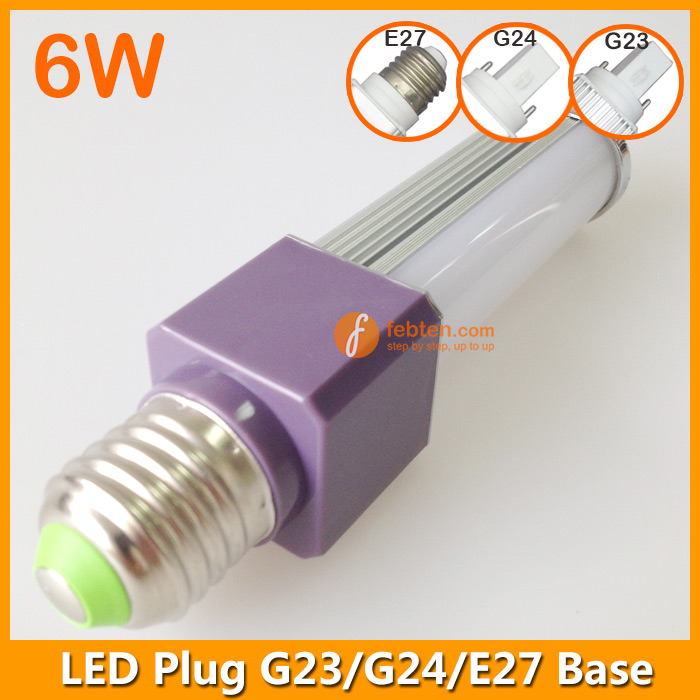 6W LED Plug Light in Purple