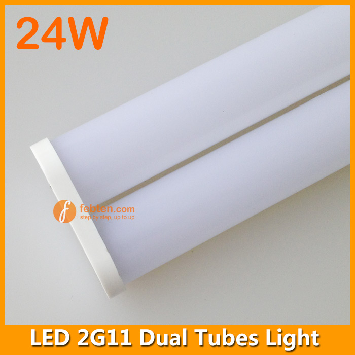 Milky 24W dual tube LED 2G11 lighting