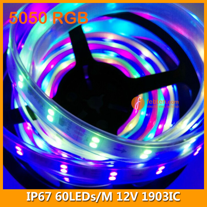 SMD5050 Free Control LED Strip RGB Lighting
