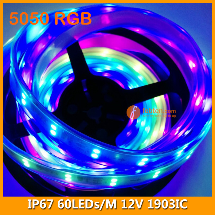 SMD5050 Free Control LED Strip RGB Lighting Kit