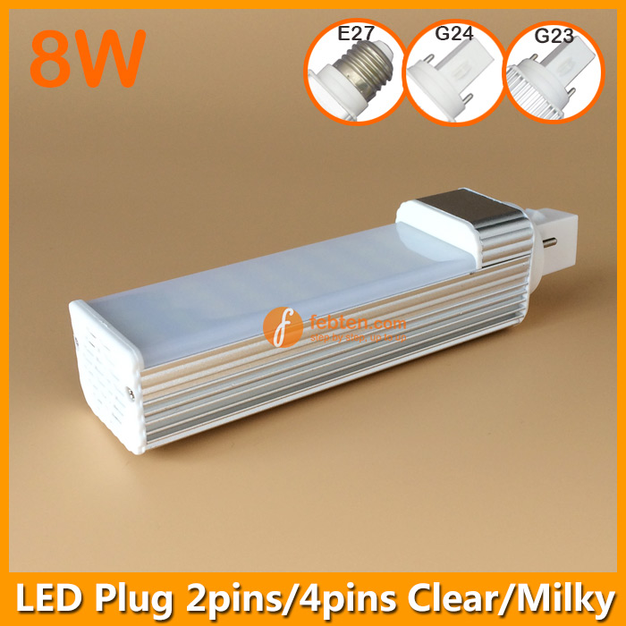 2pins 8W LED G24 Plug Lighting