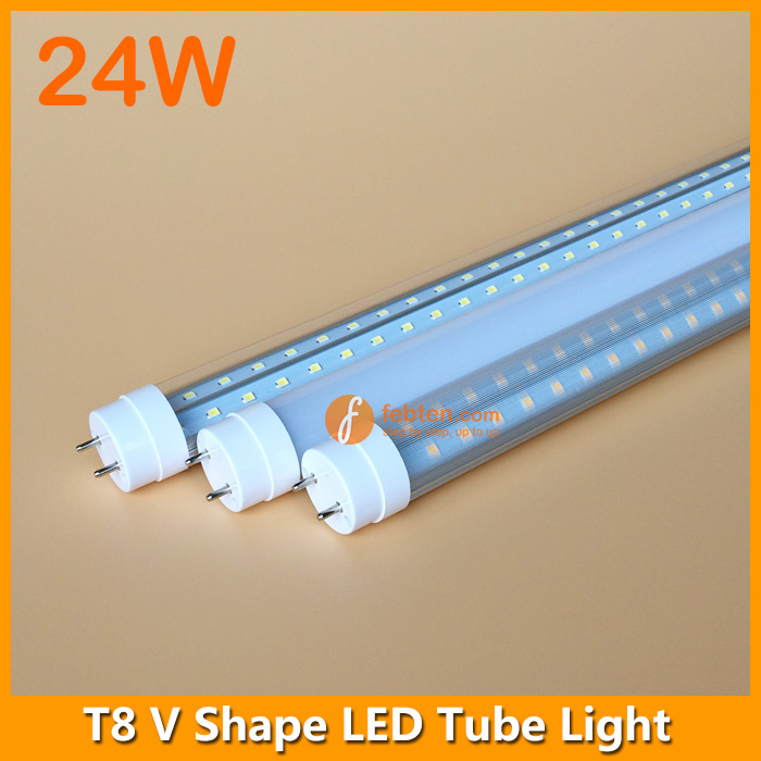 24W LED V Shaped T8 Tube Light 1212mm