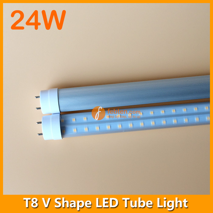 24W LED V Shaped T8 Tube Lamp 120cm