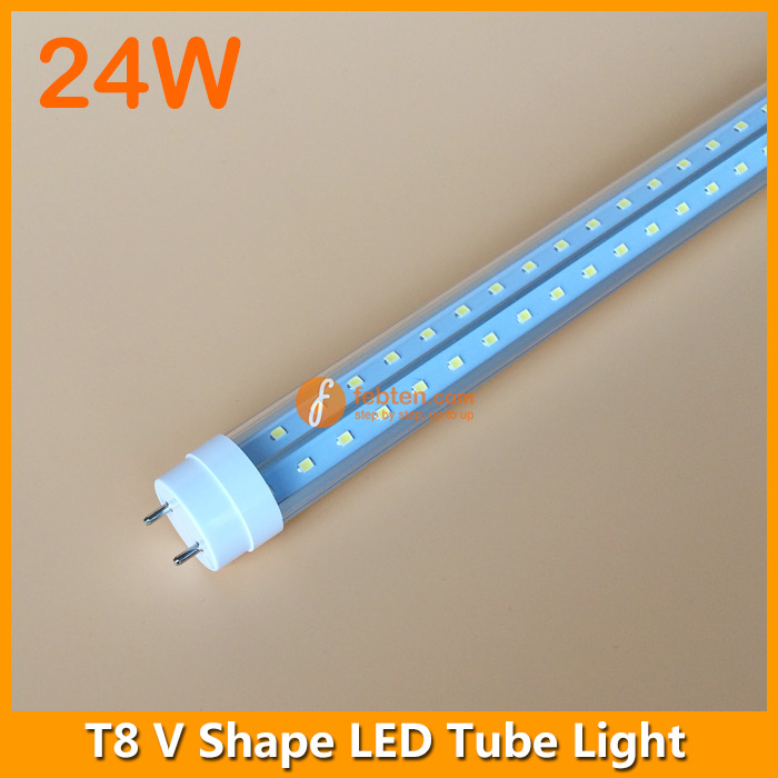 4ft 24W LED V Shaped T8 Tube Light 120cm