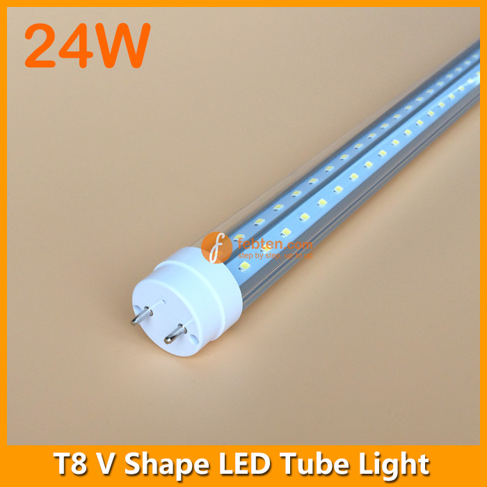 24W LED V Shaped T8 Tube Lighting