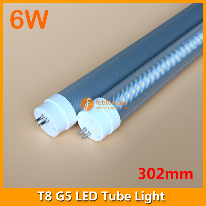 30cm LED Bi-Pin G5 Tube Light 6W
