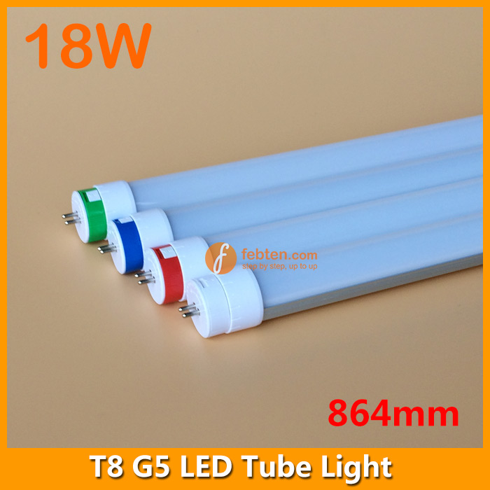 85-265VAC 18W LED Bi-Pin Tube Light 3ft