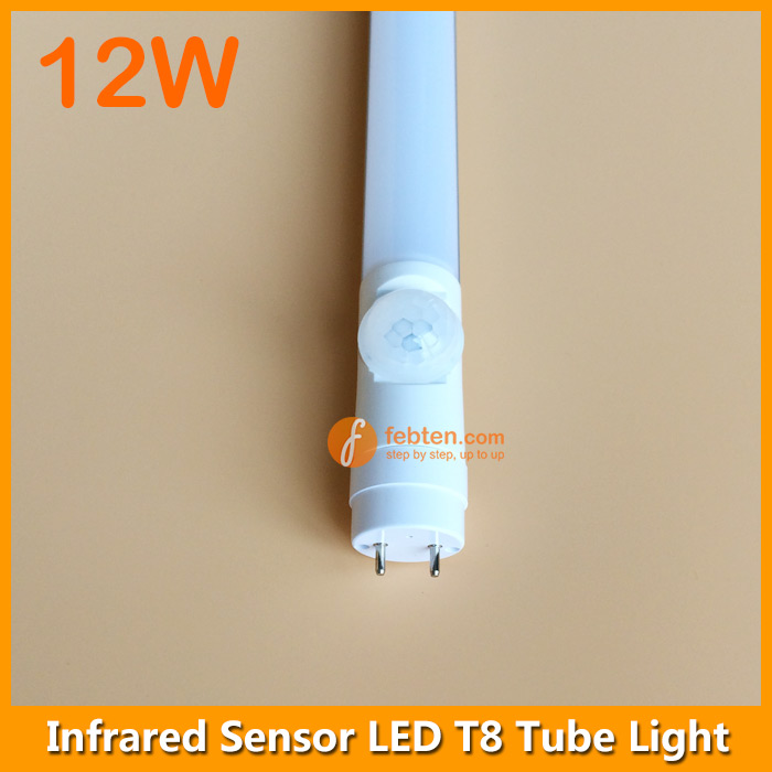 12W Infrared Sensor LED T8 Lamp