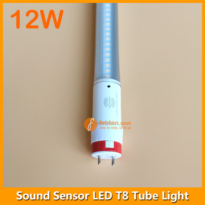 602mm 60cm LED T8 Tube Lighting Sonic Sensor 12W