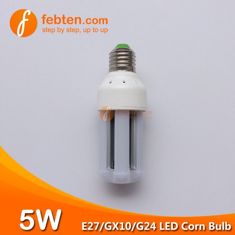 E27 GX10 G24Q 5W LED Corn Bulb