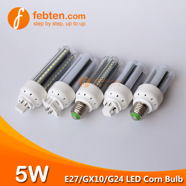 E27 GX10 G24Q 5W LED Corn Light Factory