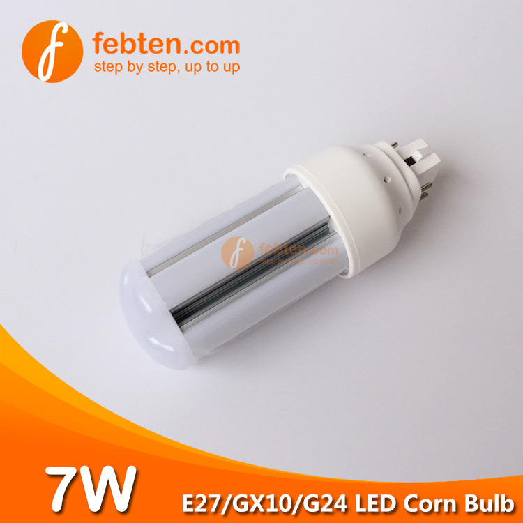 E27 GX10 G24Q 7W LED Corn Lamp