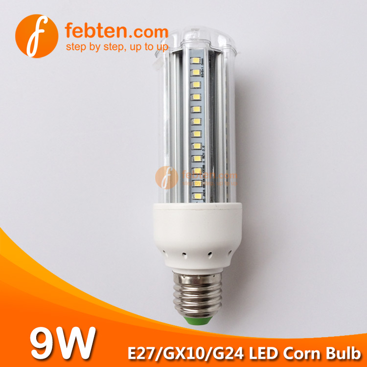 E27 GX10 G24Q 9W LED Corn Bulb