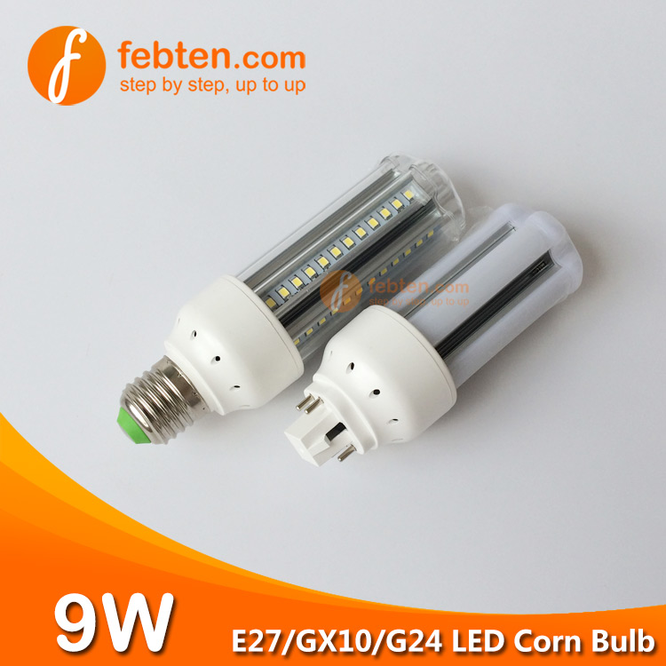 E27 GX10 G24Q 9W LED Corn Light