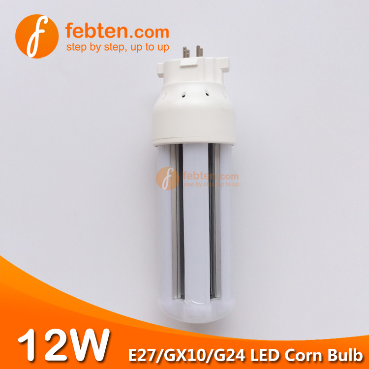 E27 GX10 G24Q 12W LED Corn Bulb