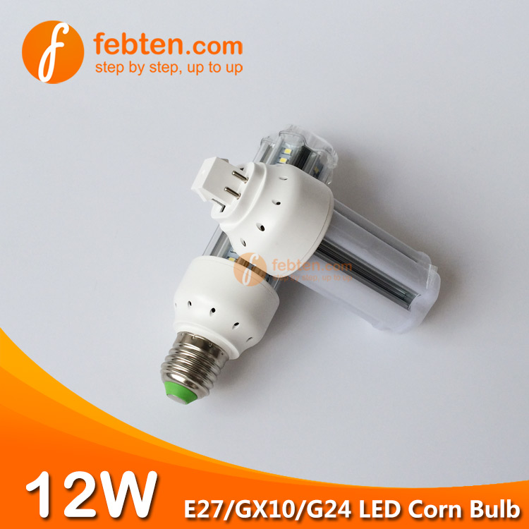 Clear 12W LED Corn Bulb