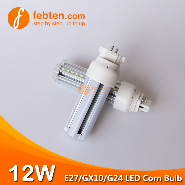E27 GX10 G24Q 12W LED Corn Light Manufacturer