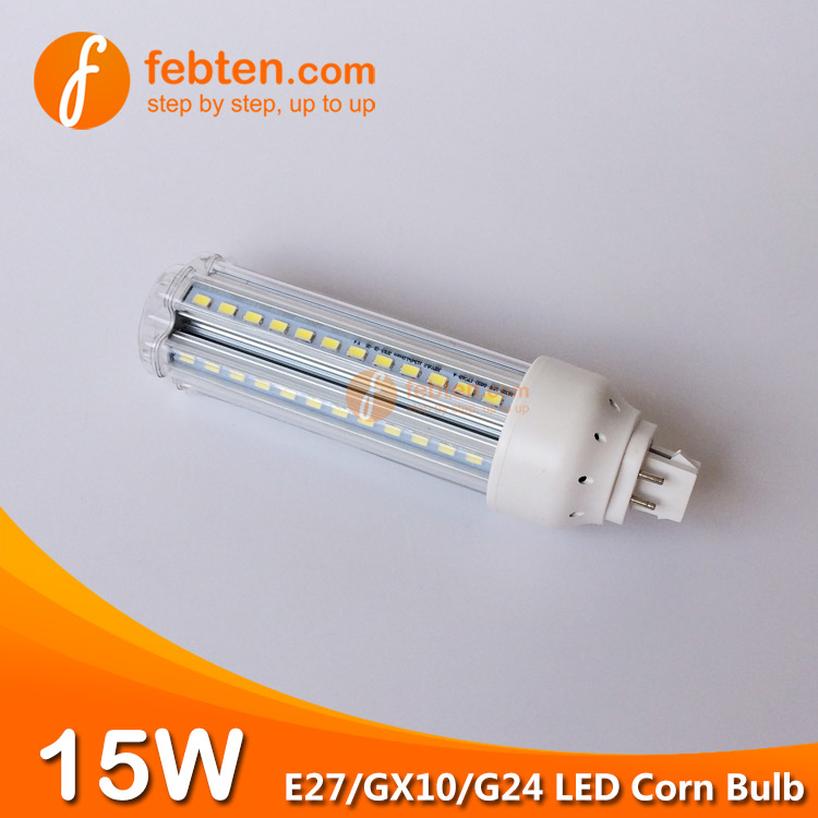E27 GX10 G24Q 15W LED Corn Light