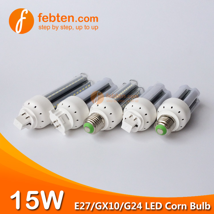 E27 GX10 G24Q 15W LED Corn Lamp