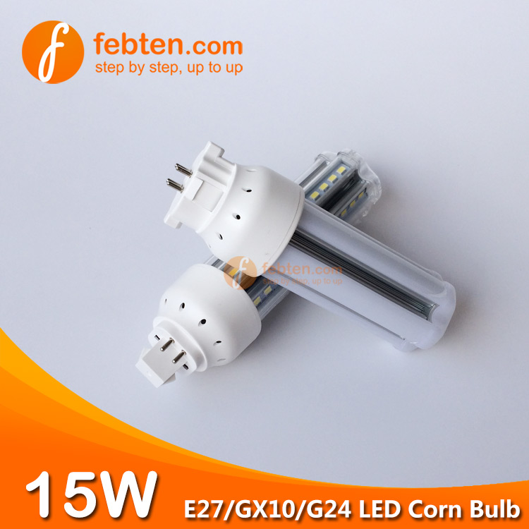 E27 GX10 15W LED Corn Lamp