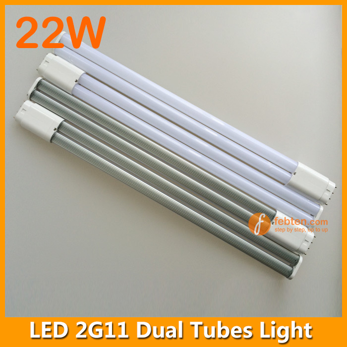 LED 2G11 Dual Tubes Light 542mm 4pins