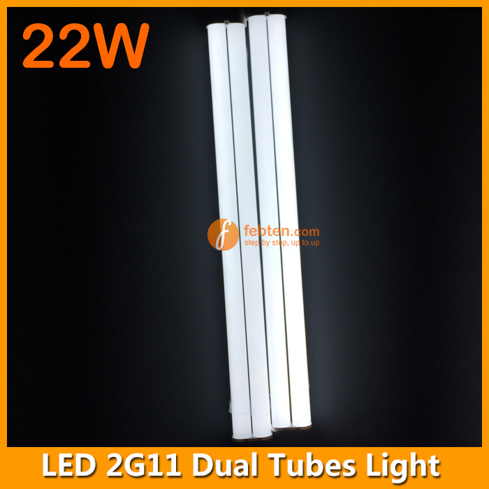 22W LED 2G11 Dual Tubes Lighting 542mm 4pins