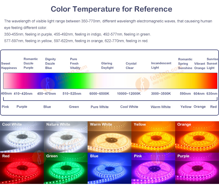 LED Strip Lighting Color