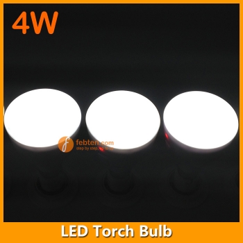 4W LED Torch Bulb Light Rechargeable