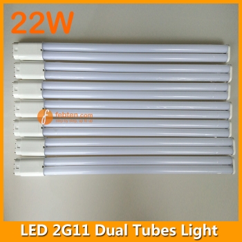 22W LED 2G11 Dual Tubes Light 542mm 4pins