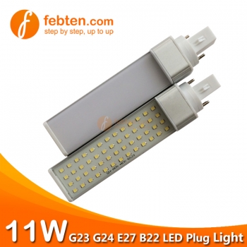 11W LED Plug Light G24D/G24Q/GX24D/GX24Q/G23/E27/E14/B22
