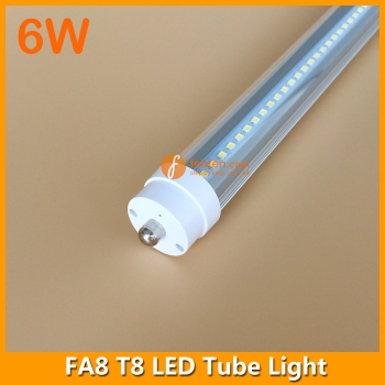 1ft FA8 LED T8 Tube Lamp 6W Single Pin