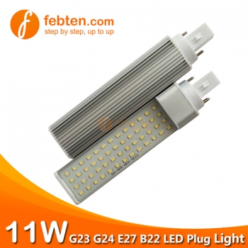 11W LED Plug Light G24D/G24Q/GX24D/GX24Q/G23/E27/E14/B22
