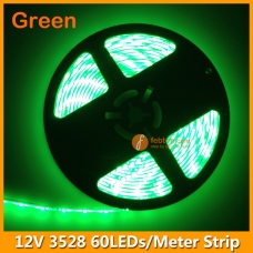 60LEDs per Meter 3528 Green LED Strip Light 12Volts
