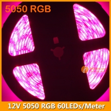 5Meters per Roll 5050 RGB LED Strip Light 12V IP65