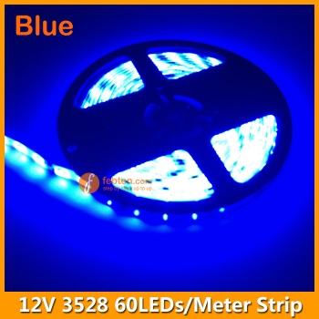 60LEDs per Meter 3528 Blue LED Strip Light 12Volts