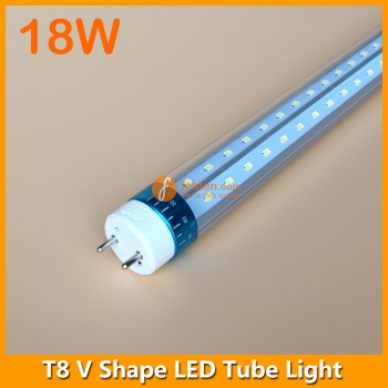 3ft 18W LED T8 V Shape Tube Light 240degree Beam Angle