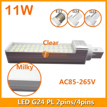 11W LED Plug Light G23/G24/E27