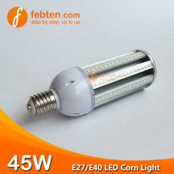 E27 E40 45W LED Corn Light with Clear Milky Cover