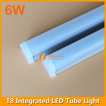 6W LED Integrated T8 Tube Light 30cm