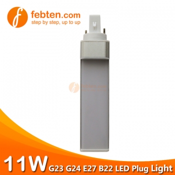 11W LED Plug Light G24D/G24Q/GX24D/GX24Q/G23/E27/E14/B22