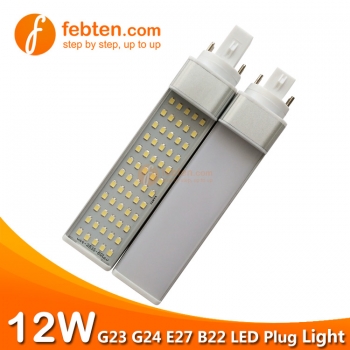 12W LED Plug Light  G24D/G24Q/GX24D/GX24Q/G23/E27/E14/B22