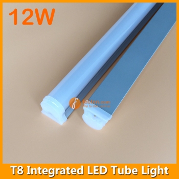 12W LED Integrated T8 Tube Light 60cm