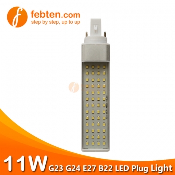 11W LED Plug Light G24D/G24Q/GX24D/GX24Q/G23/E27/E14/B22