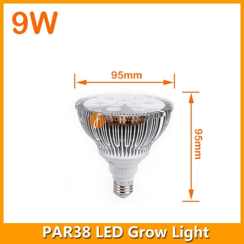 9W LED Grow Light PAR38