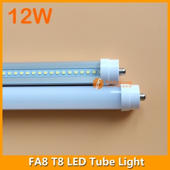 2ft FA8 LED T8 Tube Lamp 12W Single Pin