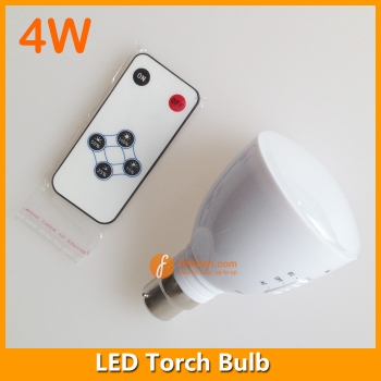 4W LED Torch Bulb Light Rechargeable