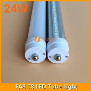4ft FA8 LED T8 Tube Lamp 24W Single Pin