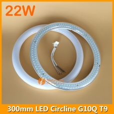 22W 300mm LED Round Tube Light T9 G10Q