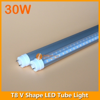 5ft 30W LED T8 V Shape Tube Light 240degree Beam Angle